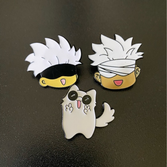 Satoru Gojo Enamel Pins - Picture 1 of 2